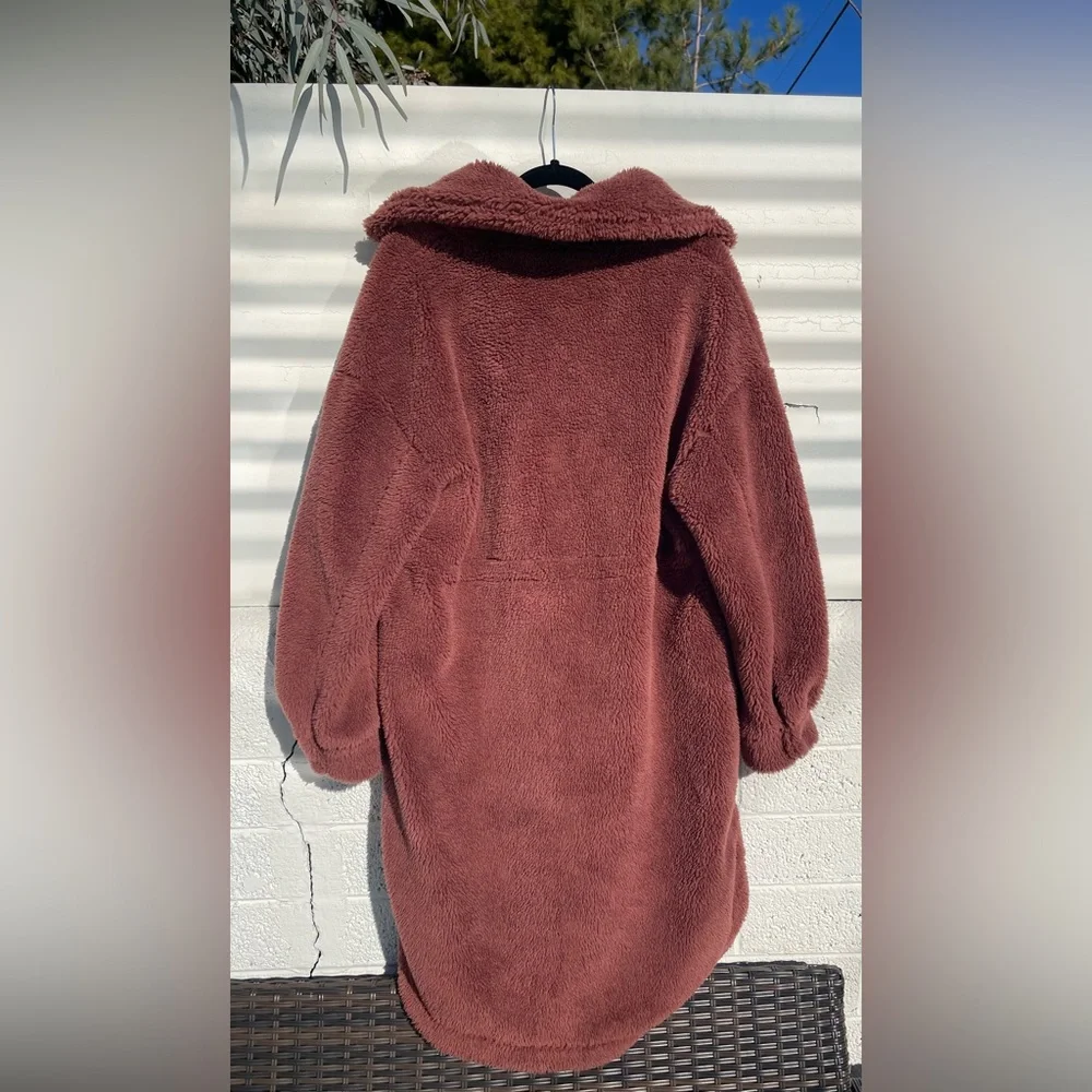 🐻 Varley Jones Sherpa Coat Small •size small - Picture 6 of 16